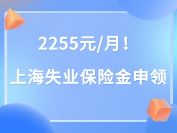 2255元/月！如果你在上海失业了，记得来领这笔钱！